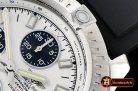 Breitling Colt 44mm Chronograph Automatic SS/RU Wht/Stk A7750