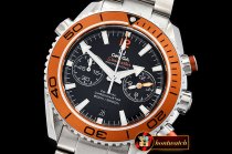 Omega P-Ocean Chrono Org SS/SS Black/Org JHF A7750 Mod9900