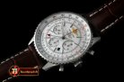 BSW0287A - Navitimer GMT SS/LE White A-7750