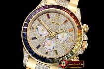 Rolex Daytona 116598 RBOW YG/YG Diams BP A7750 4130 Mod