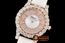 Chopard L'Heure Du Diamant Round RG/LE (White) Rose Gold MY9015