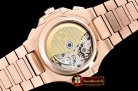Patek Philippe Nautilus 5980 Full Diams RG/RG Diam Asia 7750 Mod