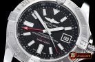 Breitling Avenger II GMT A3239011 SS/RU Black GF A2836