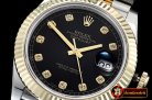 Rolex Datejust II DJ2 41mm Jub Flt Wrap 904L YG/SS Blk Diam GMF A2836