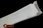ROLACC021A - White Rubber Strap 20/18 with Insignia Clasp