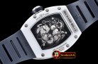 Replica Richard Mille RM055 Bubba Watson White Cer Black CER/VRU