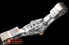 OMG0352C - Double Eagle Ladies Auto SS/RG Wht Diamonds J-Miyot