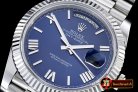 Replica Rolex DayDate 40mm SS/SS Blue Roman Flut BP A2836 Mod325