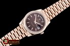 Replica Rolex DayDate 40mm RG/RG 18K Wrp Brown Stks BP Swiss 283