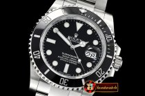 ROLSUB0235B -Submariner 116610 904L SS/SS Black V9 Noob SH3135