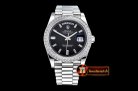 Rolex DayDate 228206 SS/SS Blk Diam Baug BP A3255 Mod