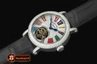 FM122B - Ronde Crazy Colours SS/LE White Roman Tourbillon