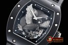 Richard Mille RM023 Cer Bez PVD/RU Eagle Black MY8125 Mod