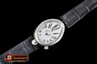 Breguet Queen of Naples Ladies SS/LE Wht MOP Jap Movt