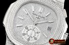 Patek Philippe Nautilus 5980 Full Diams SS/SS Diam Asia 7750 Mod