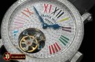 FM122A - Ronde Crazy Colours SS/LE Diam Roman Tourbillon