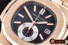 PP0199B - 5980 Nautilis Chrono RG/RG Black BP A-7750