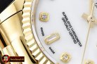 Rolex Daydate 36mm Flt YG/YG White MOP Diam BP Swiss 2836