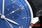 IWC0388 - Portuguese Chrono SS/LE Blue/Blue ZF V2 A79350 Mod