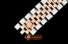 Rolex DateJust Jub Flt RG/SS Dark Blue Diam BP A3135 Mod