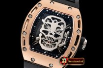Richard Mille RM052 Tourbillon Skull RG/RU Skele Tourbillon