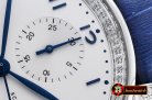 IWC Portuguese Chrono Diam SS/LE Wht/Blue ZF A79350 Mod