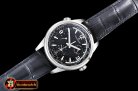 Jaeger Le Coultre Polaris Geographic WT LE SS/LE Black Miyota 9015 Mod