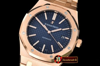 Audemars Piguet Royal Oak 15400 RG/RG Blue JF V2 MY9015 Mod 3120