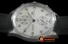 IWC0285 - Portuguese Chrono SS/LE Wht A-7750 New Improved