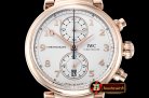 IWC Da Vinci Chrono Laureus Ed RG/LE White YLF Asia 7750