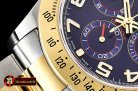 Rolex Daytona 116523 YG/SS Blue Num OMF A7750 Mod