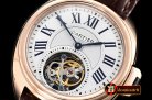 Cartier Cle De Cartier Tourb Ladies RG/LE White Asia HW Tourb