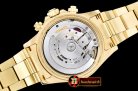 Replica Rolex Daytona 18K YG Wrp YG/YG Grn Stk BP A7750 Mod4130