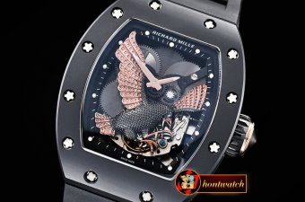 Richard Mille RM023 Cer Bez PVD/RU Eagle Black RG MY8125 Mod