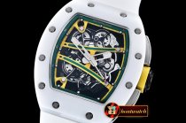 Replica Richard Mille RM061-01 Yohan Blake TZP White Cer Green C