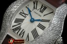 CAR0335A - Tortue De Cartier SS/LE White Swiss Quartz