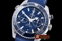 Omega Planet Ocean 45mm Chrono TI/RU Blue BP A7750 Mod9300