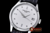 Patek PhilippeCalatrava Ref.5298 SS/LE White Diamonds MY9015 Mod