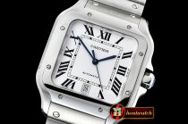 Cartier Santos De Cartier 2018 Mens XL SS/SS Wht KOR MY9015