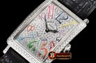 Franck Muller Long Island 952QZ DIAM/SS/LE (Blk) Color GF Swiss Qtz
