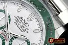 Rolex Daytona 116500LN Grn CER/SS/SS Wht BP Asia 7750