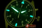 IWC0280 - 3777 Pilot Chrono Black 7750