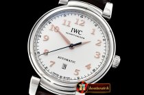 IWC Da Vinci IW356602 SS/LE White TWF Asia 2892