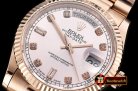 Rolex Daydate 36mm Flt RG/RG Rose Gold Diam BP Swiss 2836