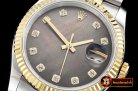 Rolex Datejust Man DJ 36mm Jub Flt YG/SS Black MOP Diams BP A313