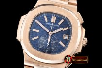 PP0199A - 5980 Nautilis Chrono RG/RG Blue BP A-7750