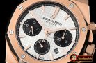 Audemars Piguet Royal Oak Chronograph 26320ST RG/LE Wht/Blk JHF A7750