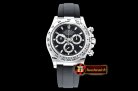 Rolex Daytona 116509 SS/RU Blk/Stk OMF A4130 Mod