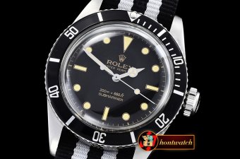 Rolex Vintage Sub Ref 6538 SS/NY Black Asia 2836