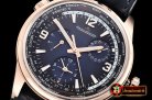 Jaeger Le Coultre Polaris Geographic WT LE RG/LE Blue Miyota 9015 Mod